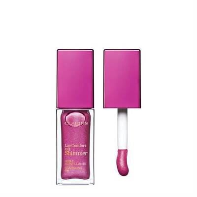 Clarins Lip Comfort Oil Shimmer 03 Funky Raspberry Dudak Yağı - 1