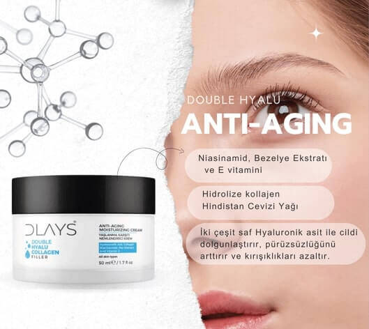 Dlays Double Hyalu Collagen Filler Yaşlanma Karşıtı Nemlendirici - 2