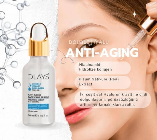 Dlays Double Hyalu Collagen Filler Yaşlanma Karşıtı Yüz Serumu - 2