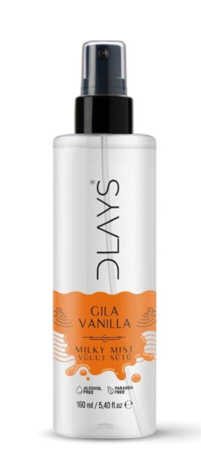 Dlays Gila Vanilla Milky Mist 160 ml Kadın Vücut Sütü - 1