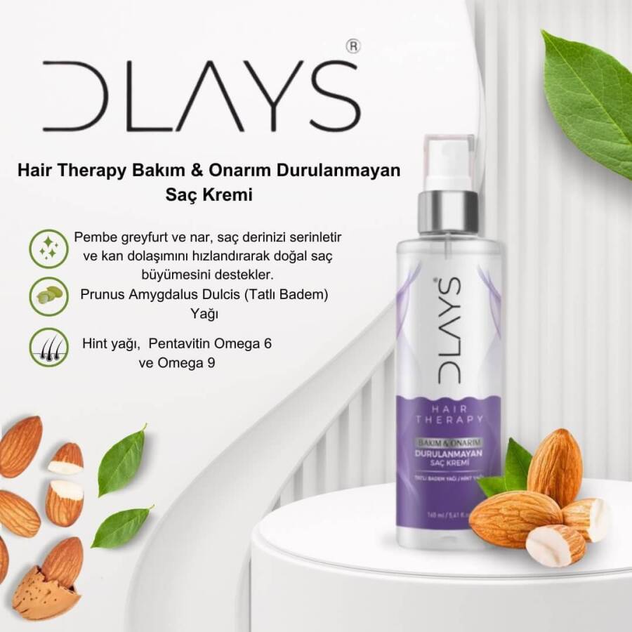 Dlays Hair Therapy Bakım & Onarım Durulanmayan Saç Kremi - 2