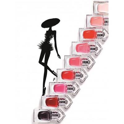 Guerlain La Petite Robe Noire Nail Enamel Top Coat Oje - 3