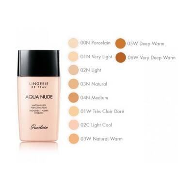 Guerlain Lingerie De Peau Aqua Nude SPF 20 04N Medium Fondöten - 2