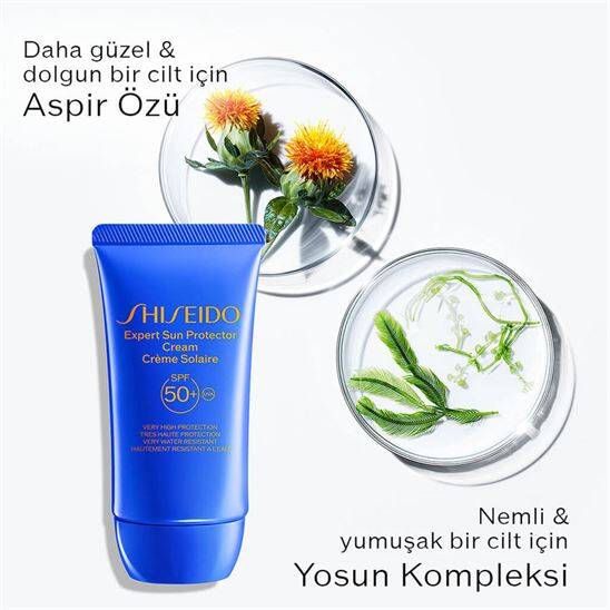 Shiseido GSC Blue Expert Sun Protector SPF 50+ 50 ML Güneş Kremi - 4