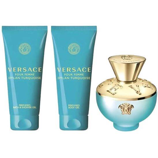 Versace Dylan Turquoise EDT 100 ml Kadın Parfüm Set 2024 - 2