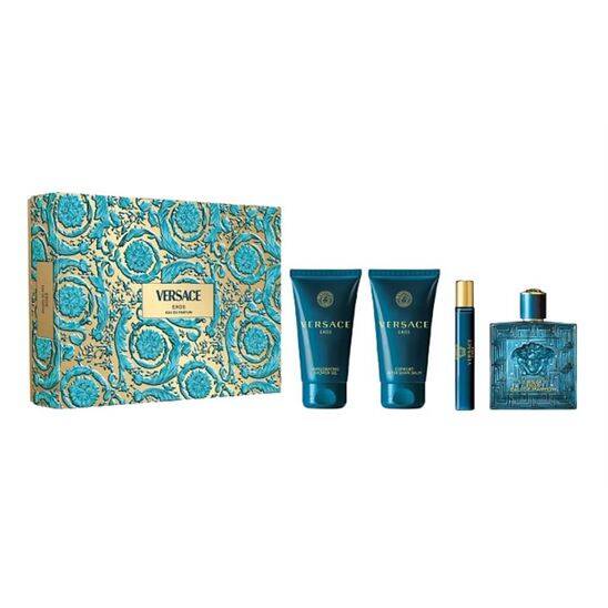 Versace Eros EDP 100 ml Erkek Parfüm Set 2024 - 1